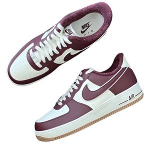 Nike Air Force leather low trainers